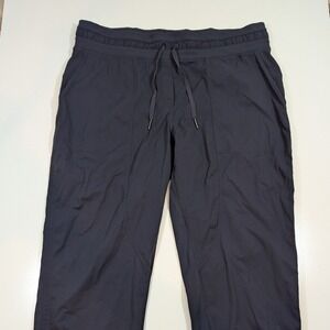 Lululemon Align Ribbed High Rise Jogger Pants Women's Size 14 Navy Blue
